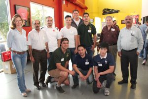 The Cal Poly Pomona student Chapter with Professor Tariq, Professor Mario Alvarez and Moussoud Moussvi, Ph.D. attend the Go-Karting event.
